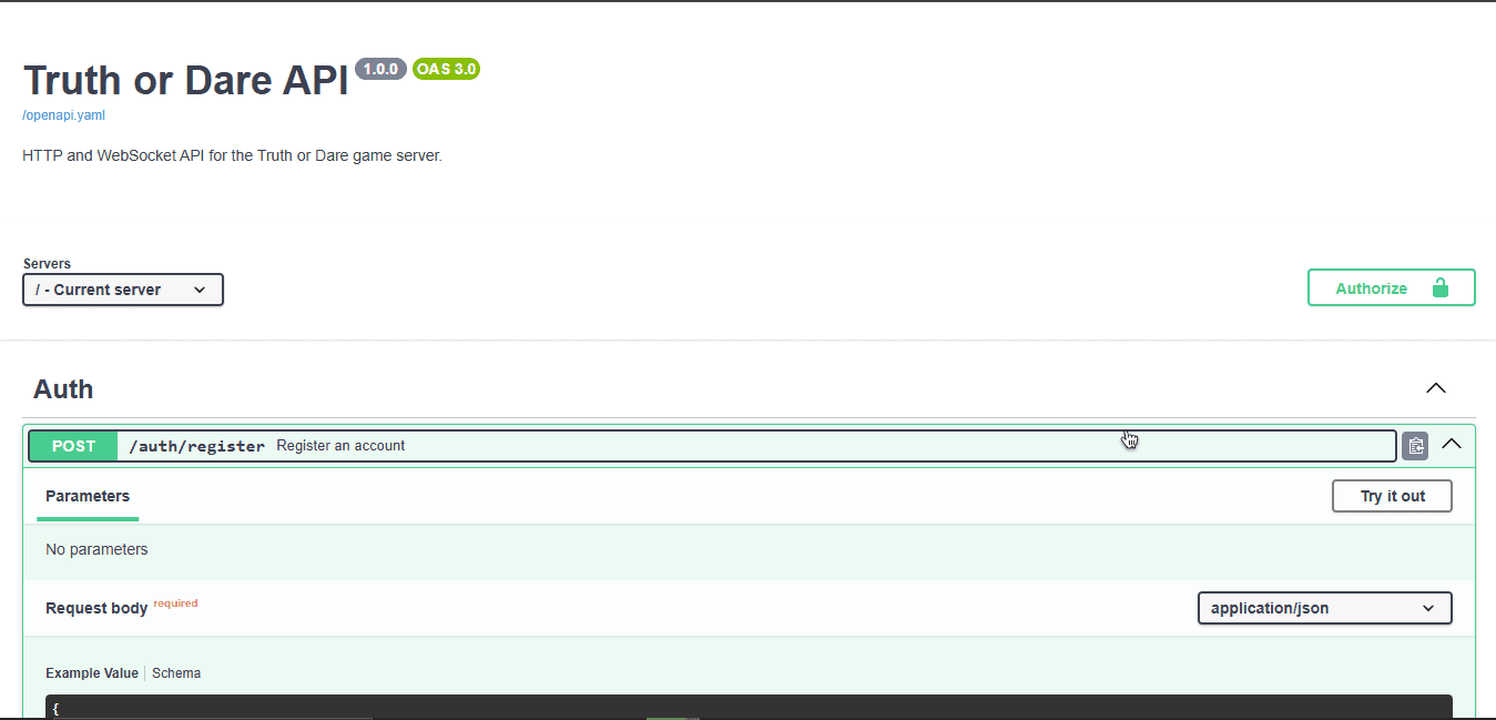 Truth or Dare Server